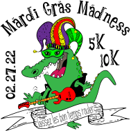 Mardi Gras Madness 5K & 10K logo on RaceRaves