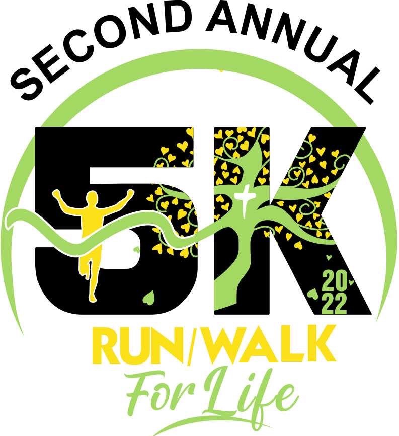 5K Run or Walk for Life logo on RaceRaves