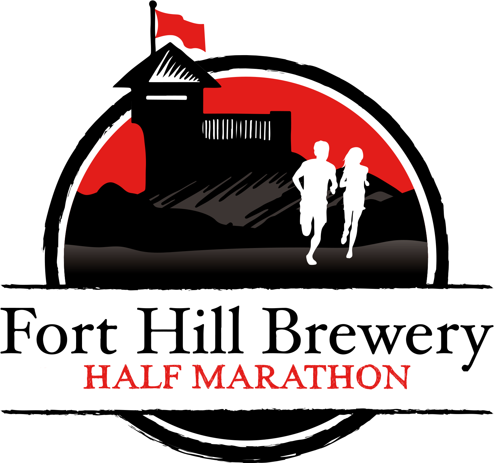 Fort Hill Brewery Half Marathon logo on RaceRaves