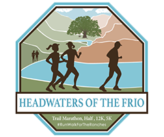 Headwaters of the Frio Trail Marathon, Half, 12K & 5K logo on RaceRaves