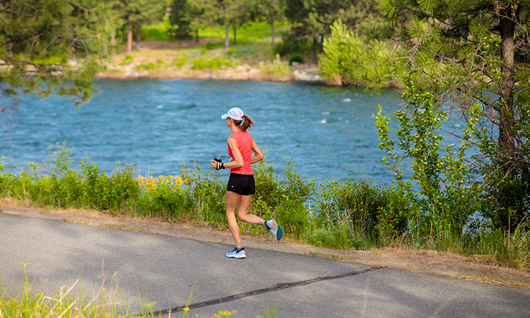 Windermere Marathon course along the Spokane River