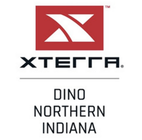 XTERRA DINO Northern Indiana Triathlon logo on RaceRaves
