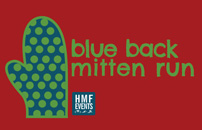 Blue Back Mitten Run 5K logo on RaceRaves