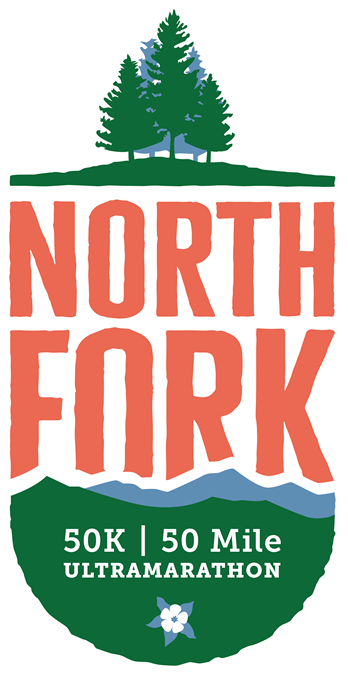 North Fork 50 Mile & 50K logo on RaceRaves