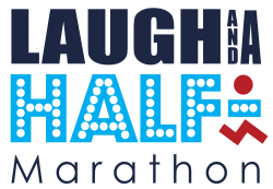 Laugh and a Half Marathon logo on RaceRaves