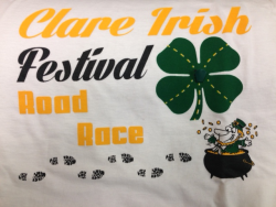 Clare Irish Festival Road Race logo on RaceRaves