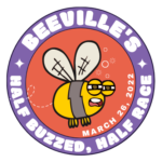 Beeville’s Half Buzzed Half Marathon logo on RaceRaves