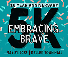 Embracing Brave 5K logo on RaceRaves