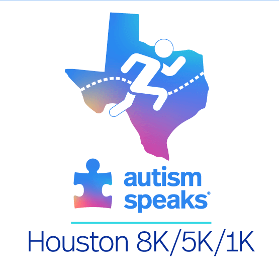 Autism Speaks Houston 8K, 5K & 1K logo on RaceRaves