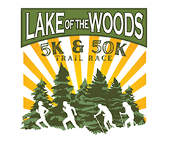 Lake of the Woods 5K & 50K Trail Race logo on RaceRaves