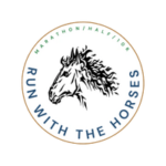 Run with the Horses Marathon logo on RaceRaves