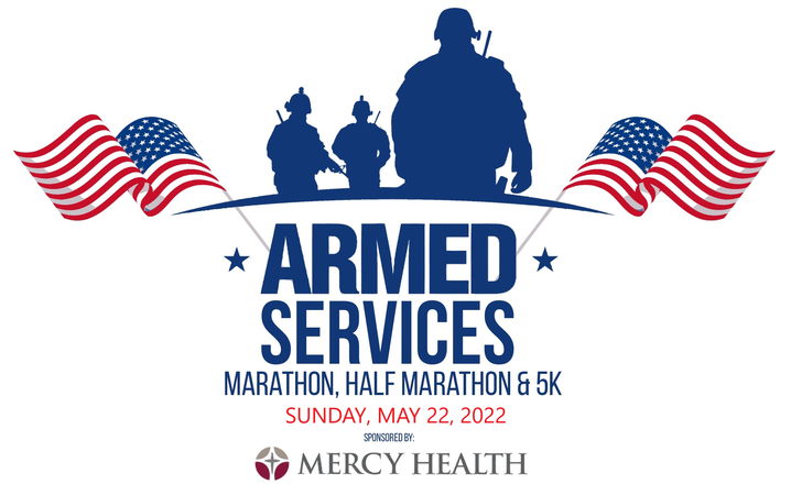 Armed Services Marathon logo on RaceRaves
