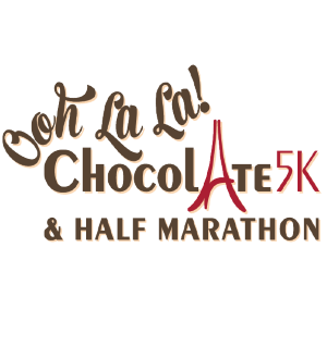 Ooh LaLa Chocolate Half Marathon & 5K logo on RaceRaves