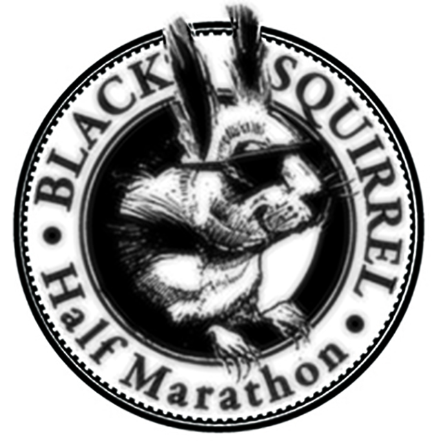 Black Squirrel Half Marathon logo on RaceRaves
