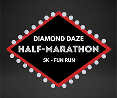 Diamond Daze Half Marathon & 5K logo on RaceRaves