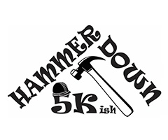 Hammer Down 5K logo on RaceRaves