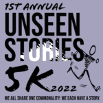 Unseen Stories 5K logo on RaceRaves