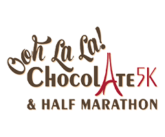 Ooh LaLa Chocolate Half Marathon & 5K logo on RaceRaves