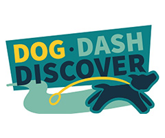 Dog Dash Discover 5K logo on RaceRaves