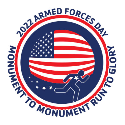 Monument to Monument 5K Run to Glory logo on RaceRaves