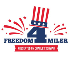 Freedom 4 Miler (CO) logo on RaceRaves