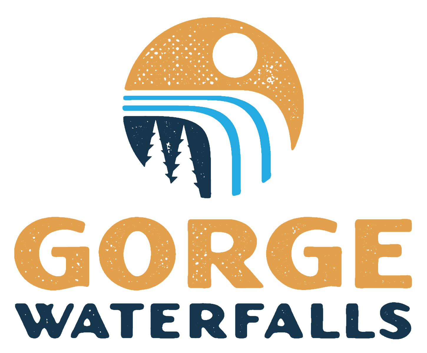 Gorge Waterfalls 100K & 50K logo on RaceRaves