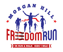 Morgan Hill Freedom Run logo on RaceRaves