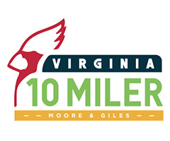 Virginia 10 Miler logo on RaceRaves