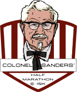 Colonel Sanders Half Marathon & 10K logo on RaceRaves