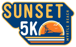 Myrtle Beach Sunset 5K logo on RaceRaves