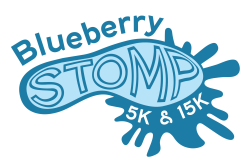Blueberry Stomp logo on RaceRaves