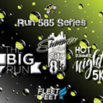 RUN585 Hot Summer Night 5K logo on RaceRaves