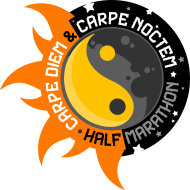 Carpe Diem Carpe Noctem Half Marathon and 10K logo on RaceRaves
