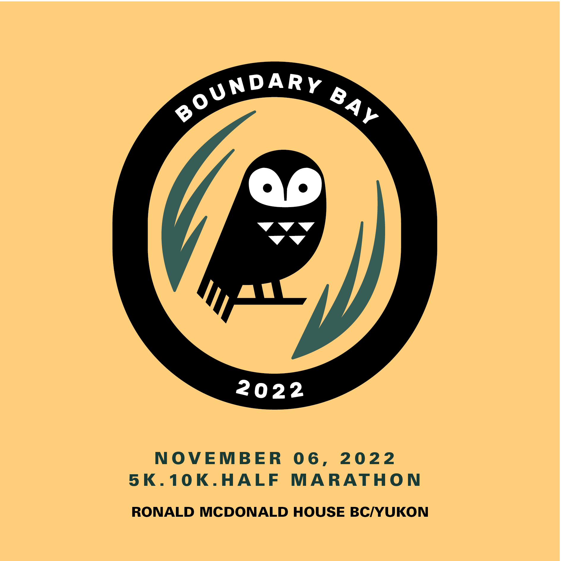 Boundary Bay Marathon logo on RaceRaves