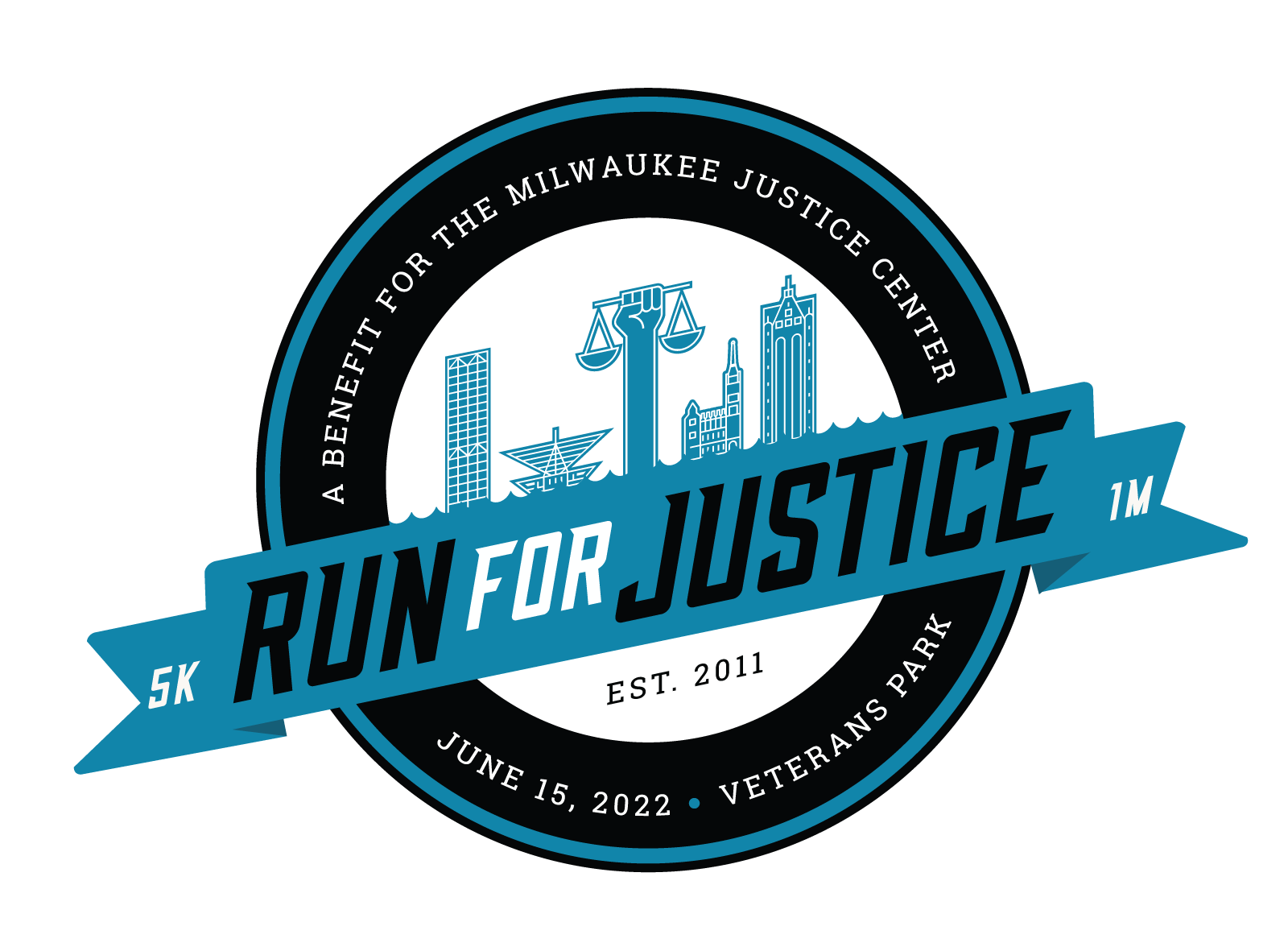 MJC Run for Justice logo on RaceRaves