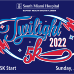 South Miami Hospital Twilight 5K logo on RaceRaves