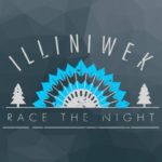 Illiniwek Race the Night logo on RaceRaves
