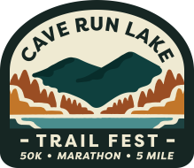 Cave Run Lake Trail Fest logo on RaceRaves