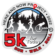Here and Now Project 5K for Today logo on RaceRaves
