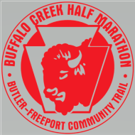 Buffalo Creek Half Marathon logo on RaceRaves