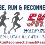 Rise Run Reconnect 5K logo on RaceRaves