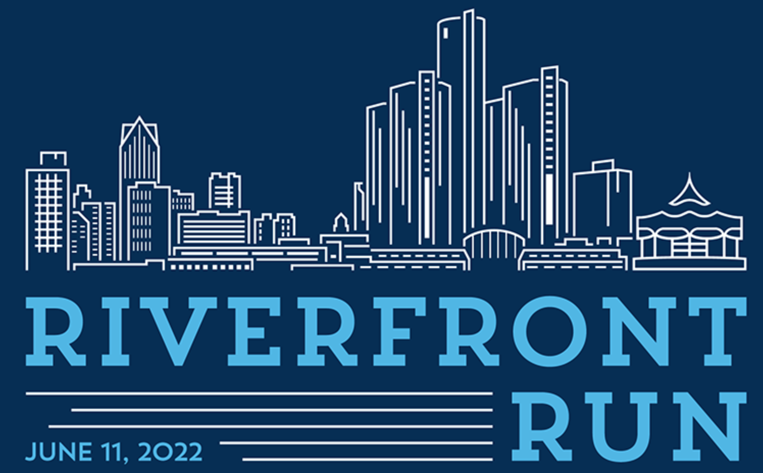 Detroit Riverfront Run logo on RaceRaves