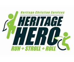 Heritage Hero Run + Stroll + Roll Buffalo logo on RaceRaves