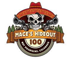 Mace’s Hideout 100 logo on RaceRaves