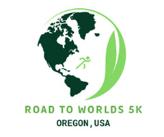 Road to Worlds 5K logo on RaceRaves