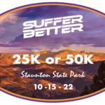 Suffer Better Fall Trail Run logo on RaceRaves