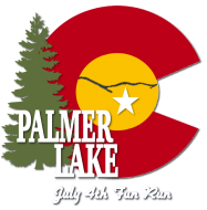 Palmer Lake July 4th Fun Run logo on RaceRaves