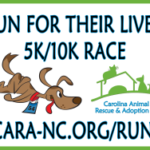 CARA Run For Their Lives! logo on RaceRaves