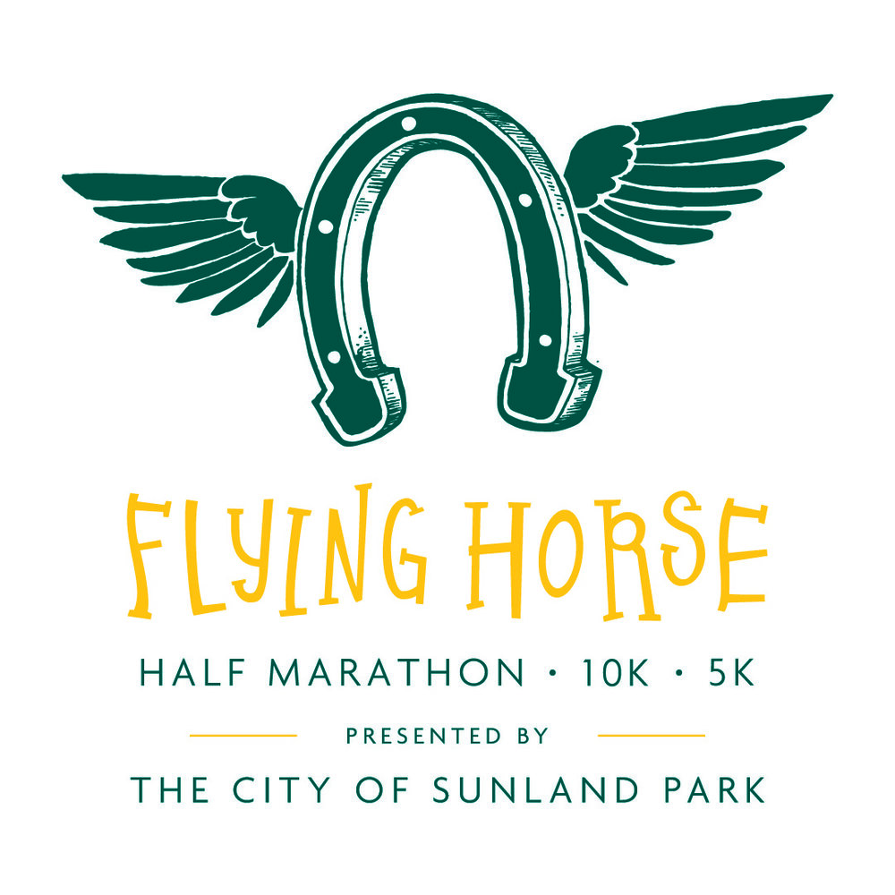 Flying Horse Half Marathon, 10K & 5K logo on RaceRaves