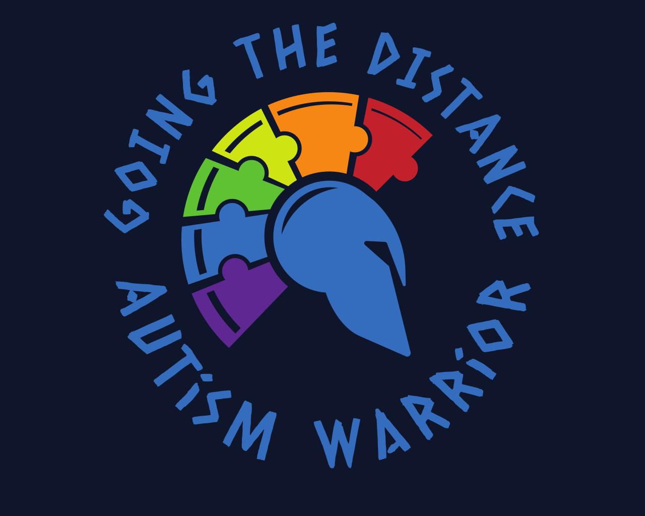 Autism Warrior 5K Color Run logo on RaceRaves